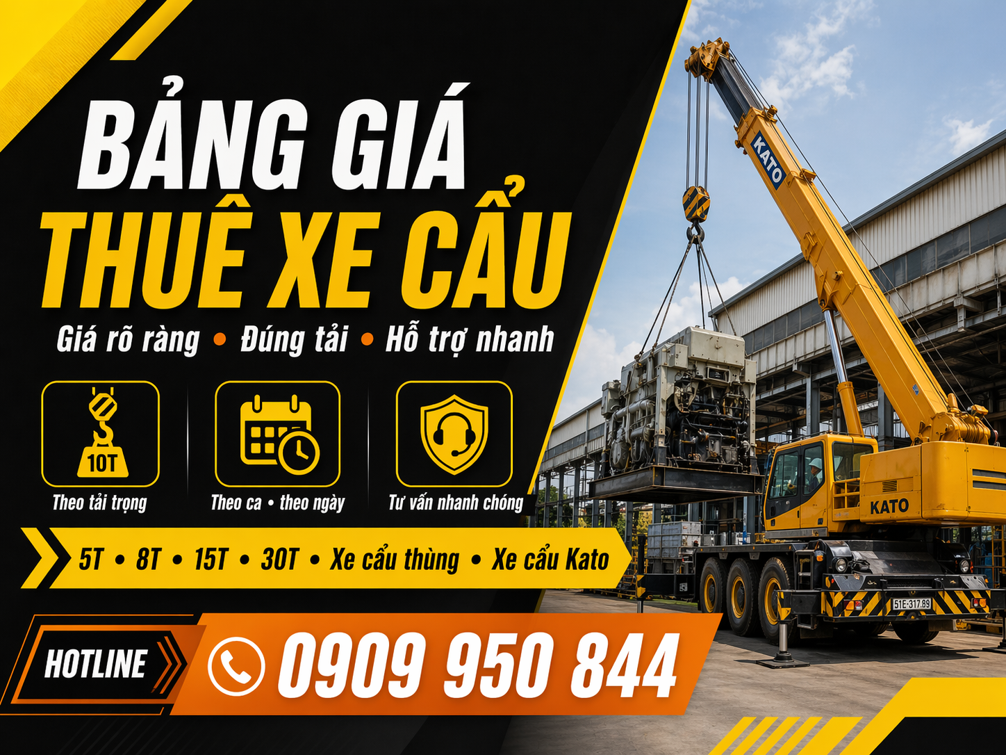 Bảng Giá Thuê Xe Cẩu Mới Nhất, Dễ Hiểu, Báo Giá Sát Công Việc Bảng Giá Thuê Xe Cẩu Mới Nhất, Dễ Hiểu, Báo Giá Sát Công Việc