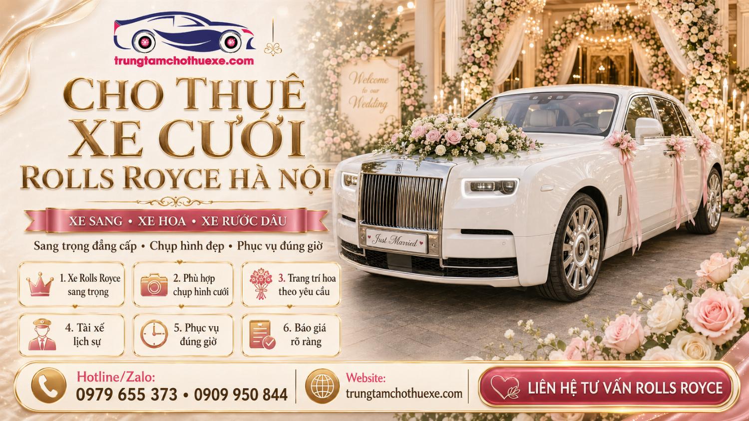 Dịch Vụ Cho Thuê Xe Cưới Rolls Royce Ở Hà Nội Đẳng Cấp, Sang Trọng Dịch Vụ Cho Thuê Xe Cưới Rolls Royce Ở Hà Nội Đẳng Cấp, Sang Trọng