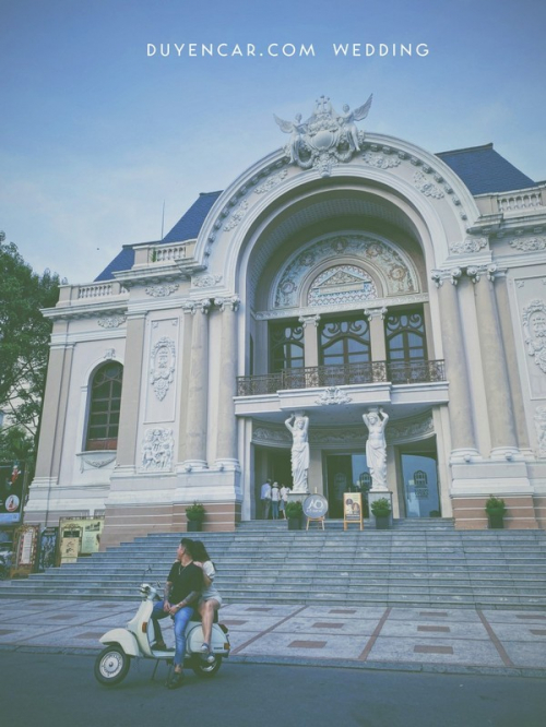 Vespa cổ dành cho việc chụp hình cưới - thuê tai xehoacuoi.vn