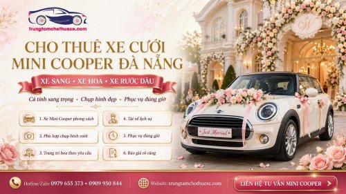 Dịch Vụ Cho Thuê Xe Cưới Mini Cooper Ở Đà Nẵng Dễ Thương, Cá Tính