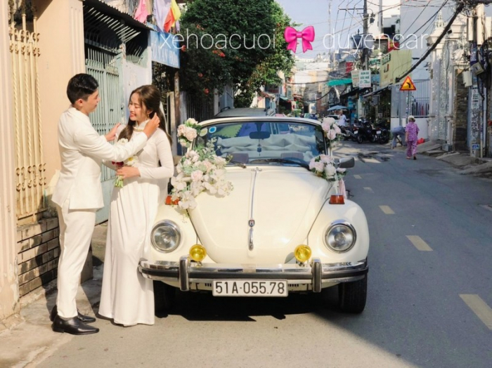 Cho Thuê Xe Cưới Cổ Điển Con Bọ Mui Trần - Quận Bình Thạnh 8-1-2022 - Copy