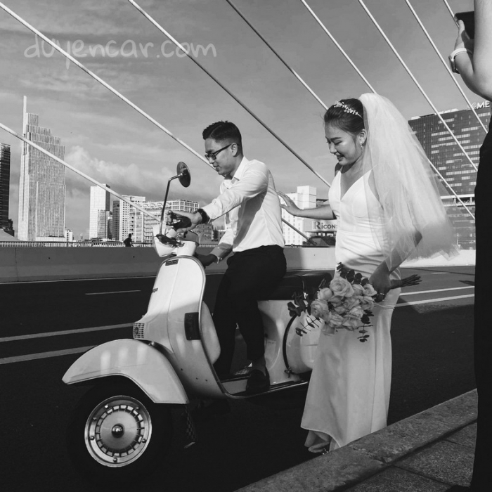 Dịch vụ thuê xe vespa chụp ảnh cưới