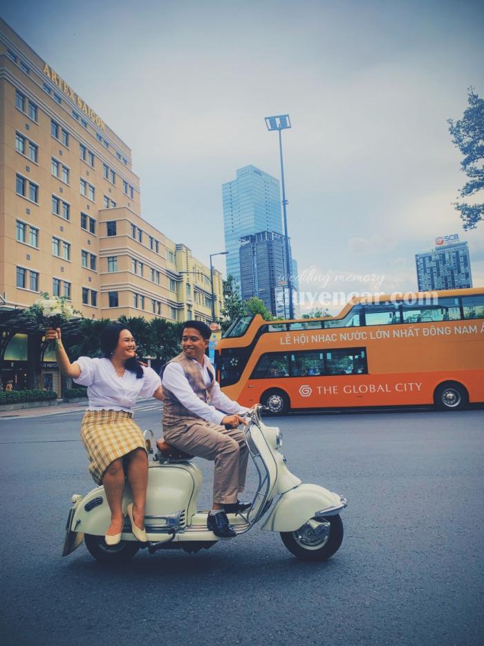 Vespa Cổ Chụp hình cưới