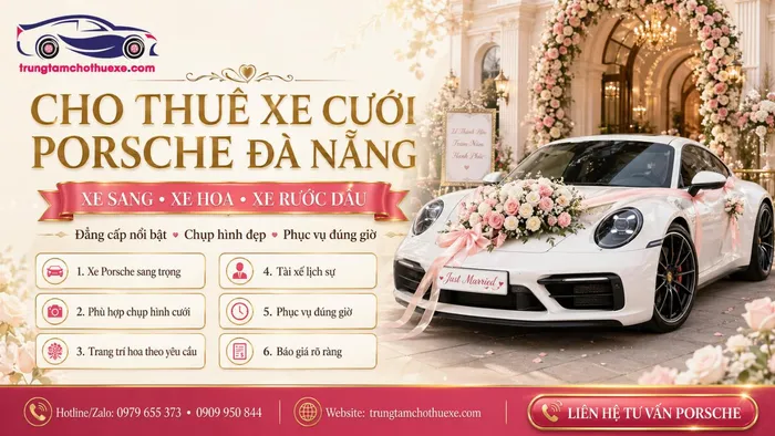 Dịch Vụ Cho Thuê Xe Cưới Porsche Ở Đà Nẵng Sang, Thể Thao, Cá Tính